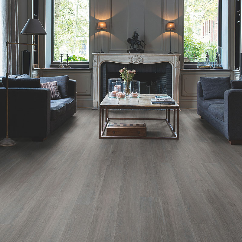 QS Alpha Vinyl Small Planks AVSP 40060 Дуб шелковый темно-серый