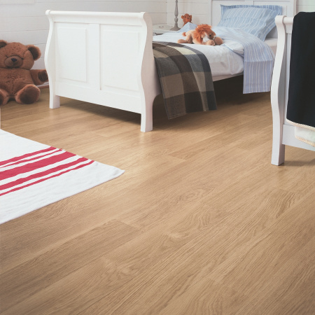 Ламинат Quick Step Perspective Hydro (Rus) PER0915 Дуб белый лакированный