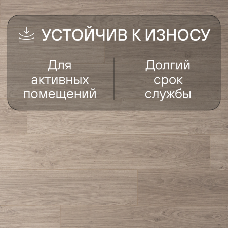 Ламинат Quick Step Perspective Hydro (Rus) PER1304 Дуб светло-серый лакированный