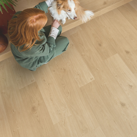 QS Alpha Vinyl BLOS планка AVSPU 40321 Дуб береговой бежевый