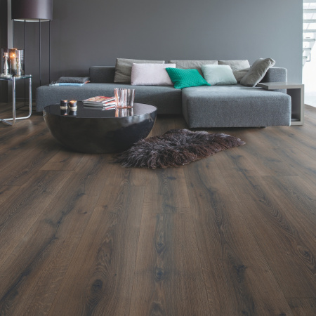 Ламинат Quick Step Majestic MJ3553 Дуб пустынный шлифованный темно-коричневый